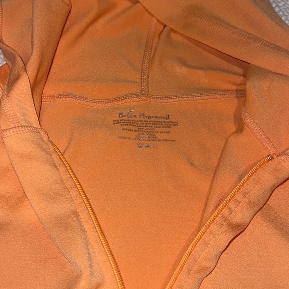 women’s orange zip up - Picture 2 of 2